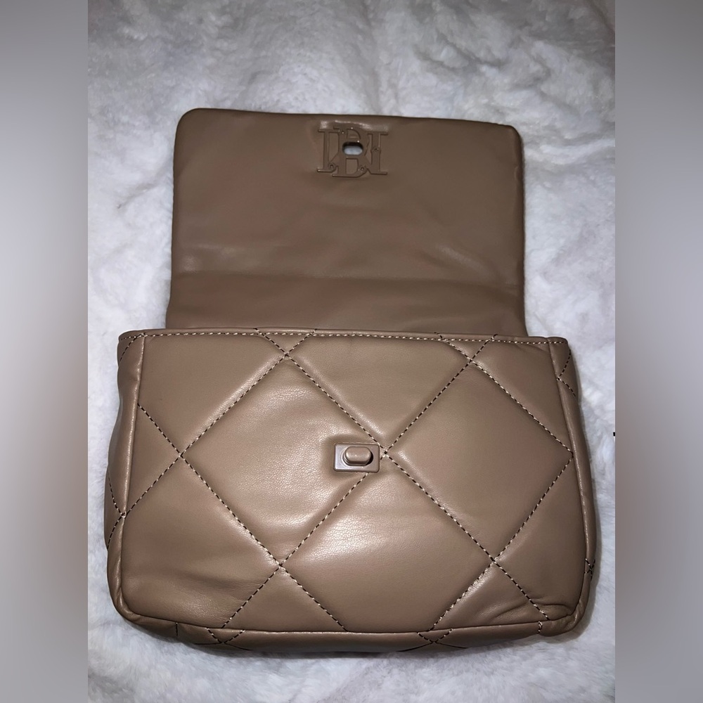 Badgley Mischka Quilted Studded Vegan Leather Bag - Picture 5 of 10
